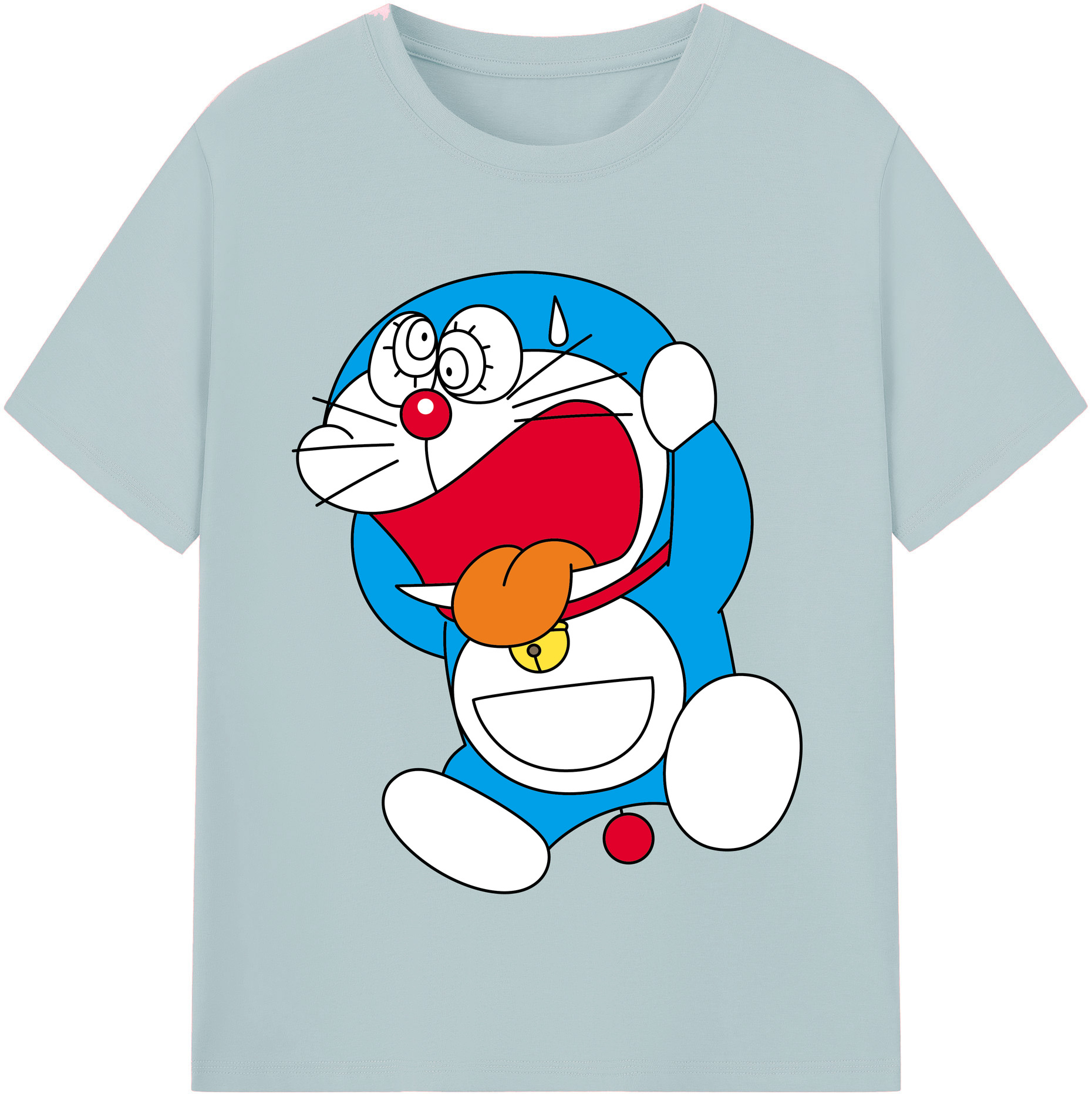 （画像用） ドラえもん Doraemon 綿100％半袖Tシャツ（フロントプリント）